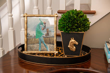 Load image into Gallery viewer, Jaye&#39;s Studio - Regency Horse Head Square Cachepot Planter:  6 inch
