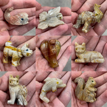 Load image into Gallery viewer, Keystone Crystals - Soapstone Animals: Owl On Branch
