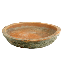 Load image into Gallery viewer, HomArt - Rustic Terra Cotta Saucer 7.5 in - Moss Grey
