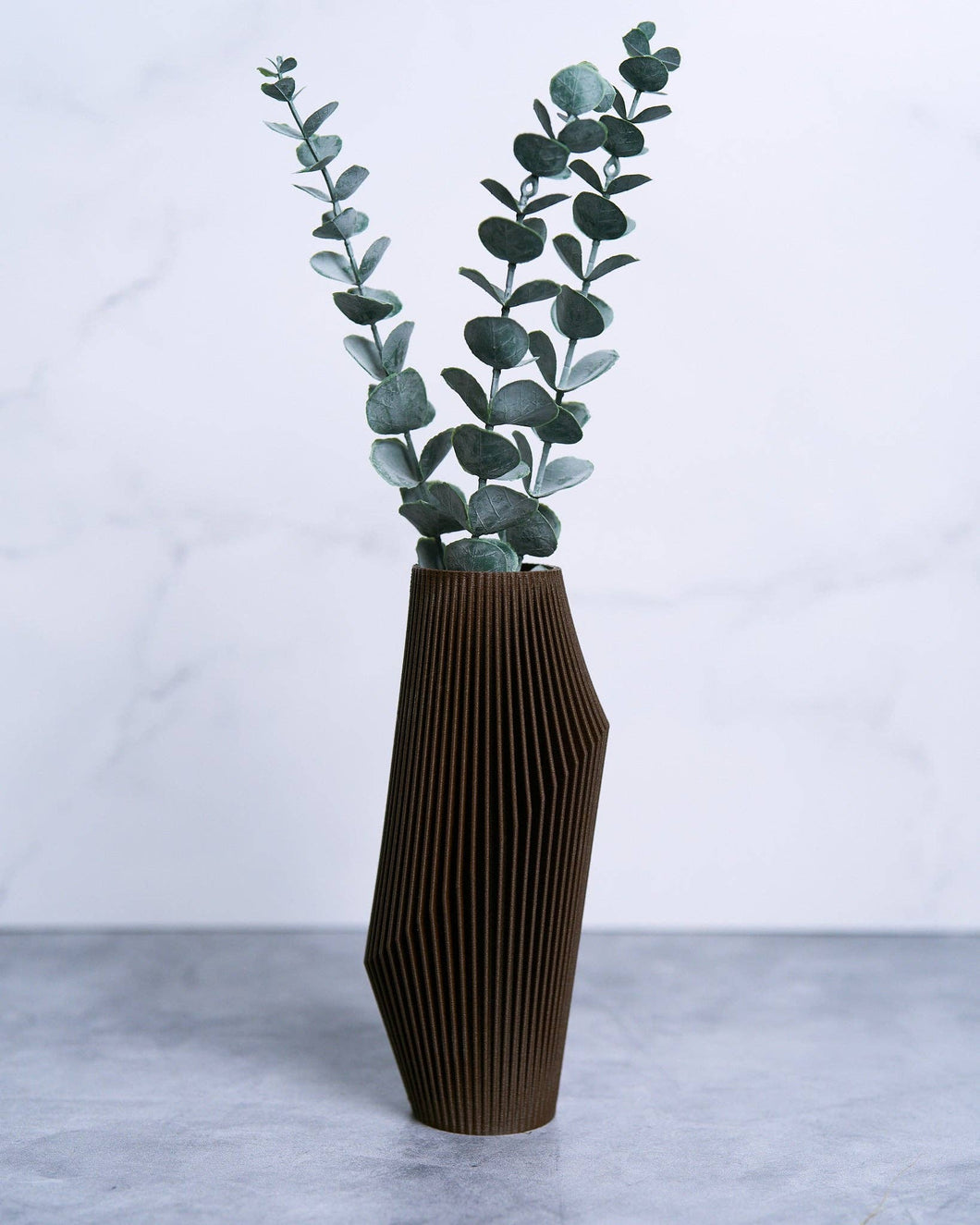 Woodland Pulse - NOVA™ Brown Abstract Vase