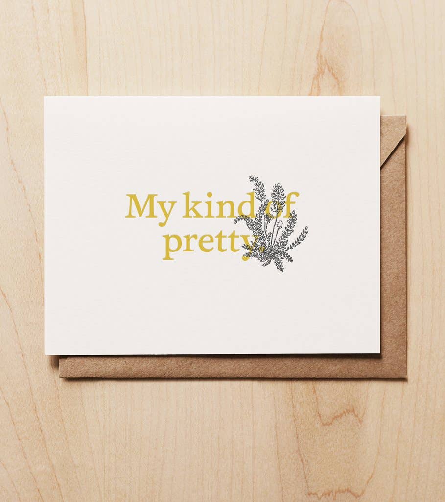 Woodsy Foxman - My Kind of Pretty (Love + Friendship card)