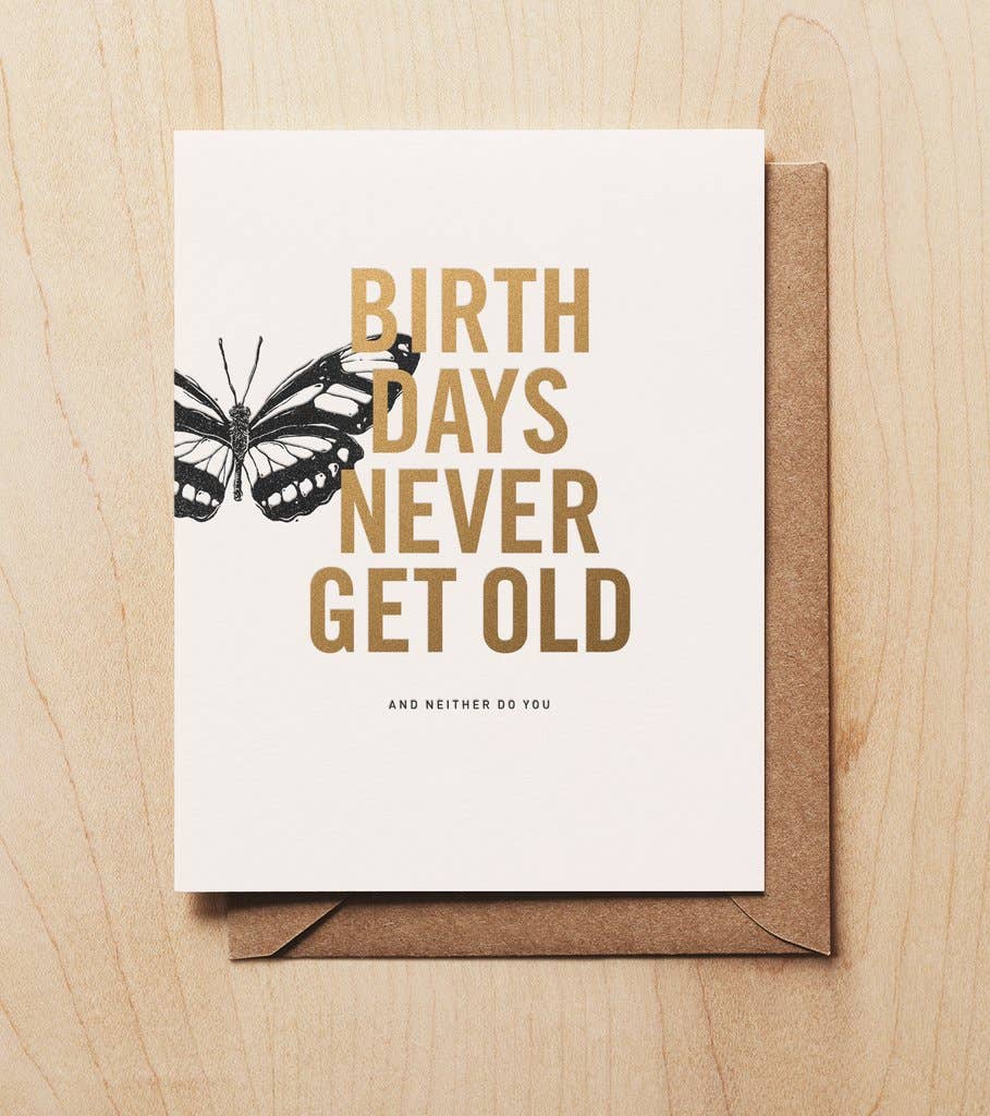 Woodsy Foxman - Birthdays Never Get Old (Birthday card)