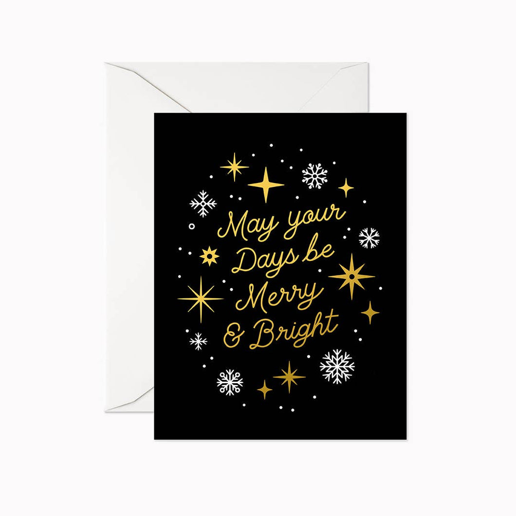 Linden Paper Co. - Merry and Bright Card