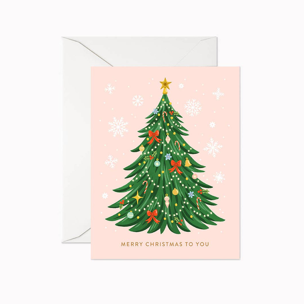 Linden Paper Co. - Merry Christmas Tree Card