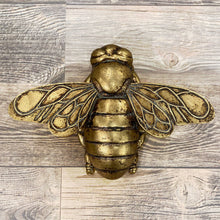 Load image into Gallery viewer, Modern World by Contrast Inc. - Gold Bee Wall Decor
