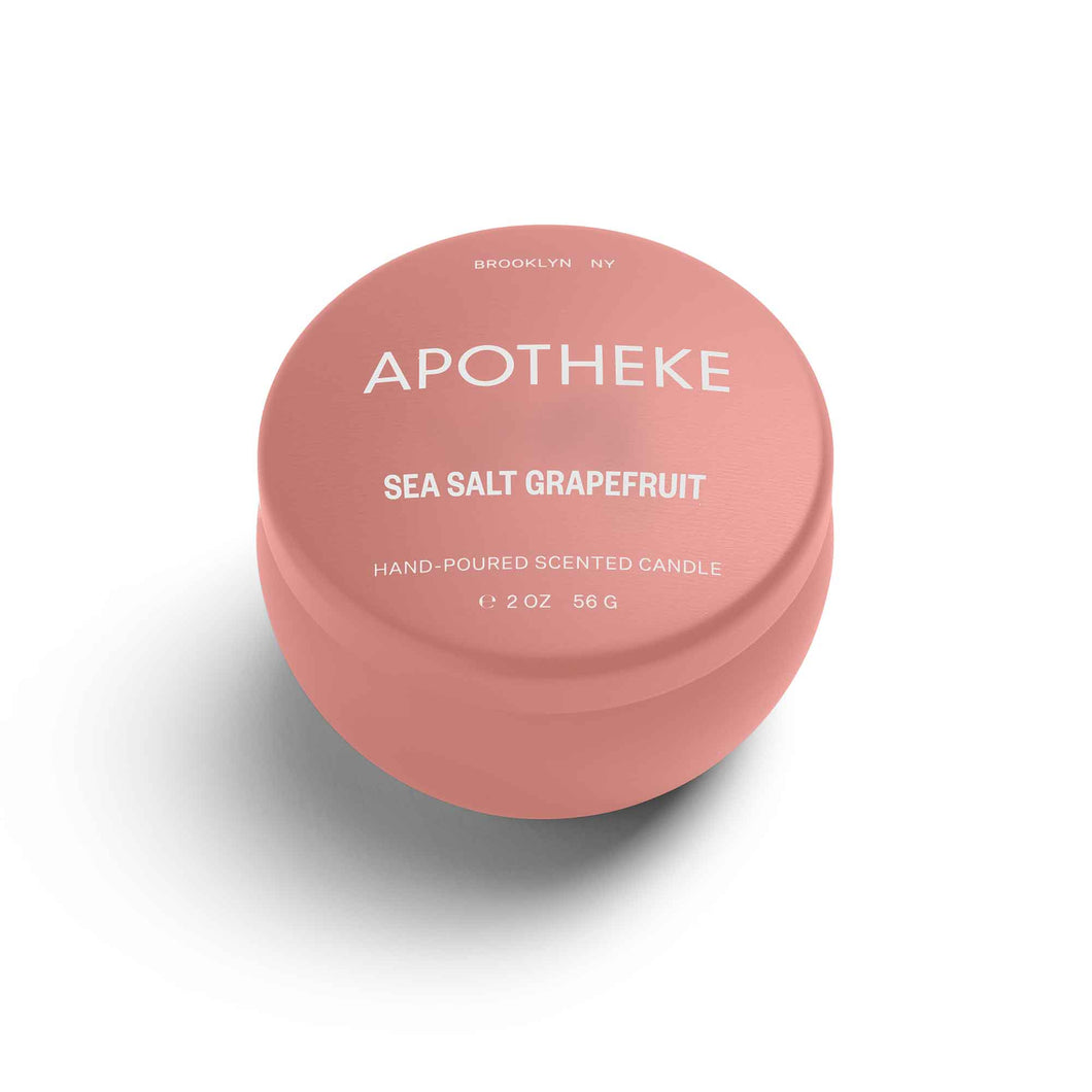 Apotheke - Sea Salt Grapefruit Mini Tin Candle 2oz