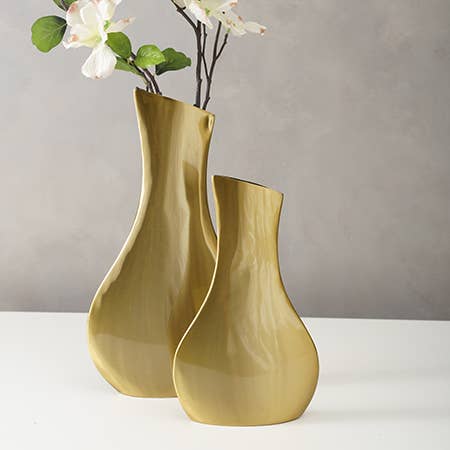 Gold Slender Vase