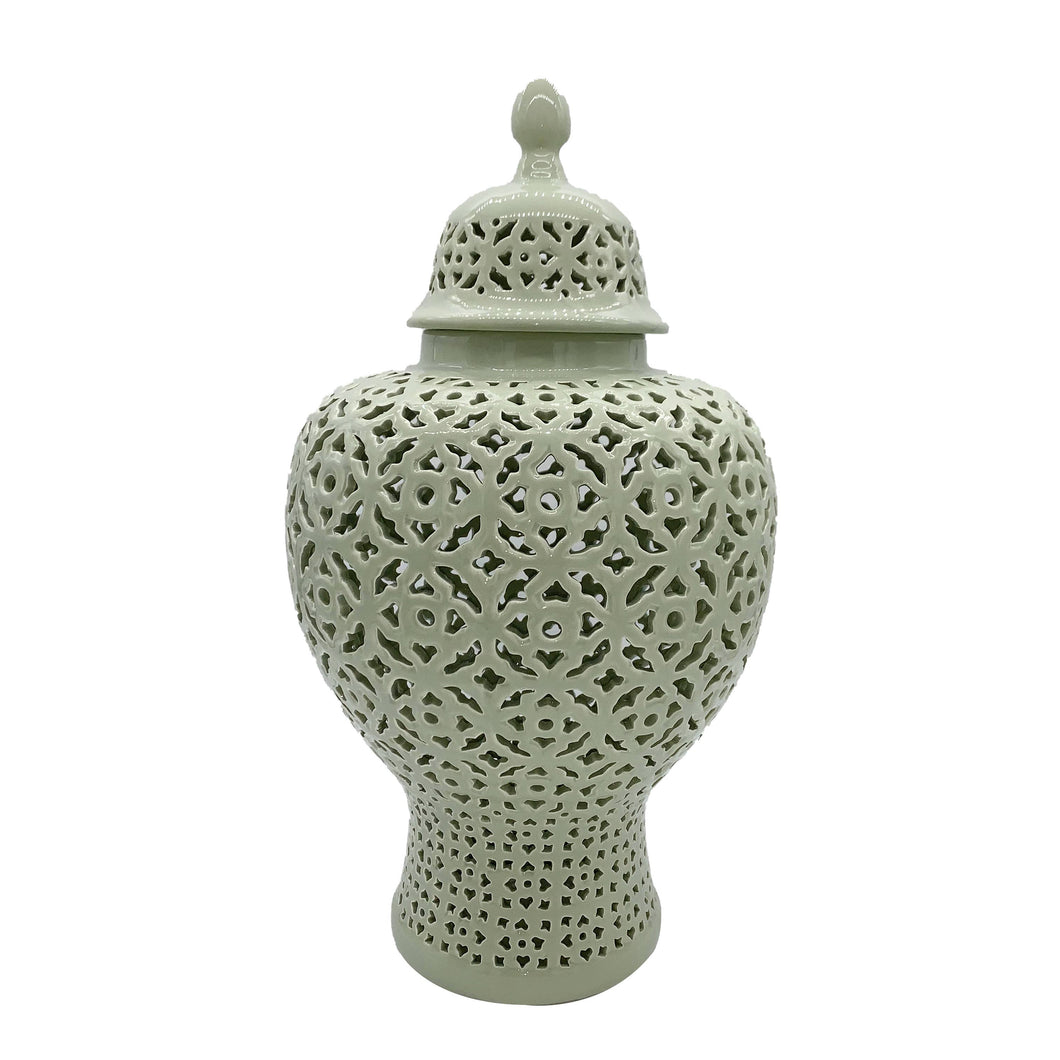 Galt International Company - Lattice Ginger Pierced Jar 23