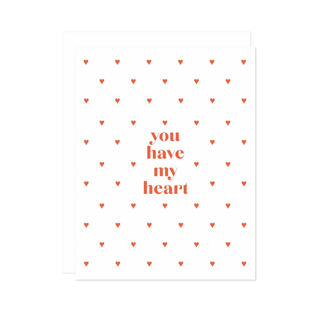 Missive - You Have My Heart Card