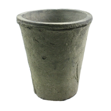 Load image into Gallery viewer, HomArt - Rustic Terra Cotta Rose Pot - Sm - Moss Grey
