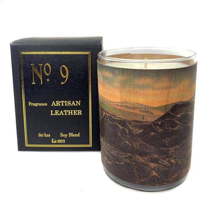 Spitfire Girl - No 9 Artisan Leather Candle
