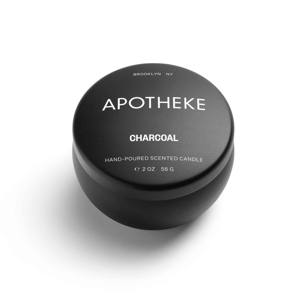 Apotheke - Charcoal Mini Tin Candle 2 oz