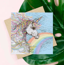 Load image into Gallery viewer, Fay&#39;s Studio - Unicorn Greeting Card

