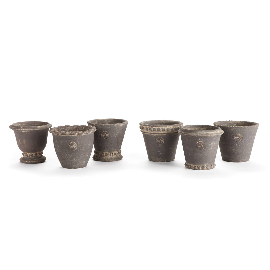 Napa Home & Garden - Wakefield Handmade Mini Pots Grey