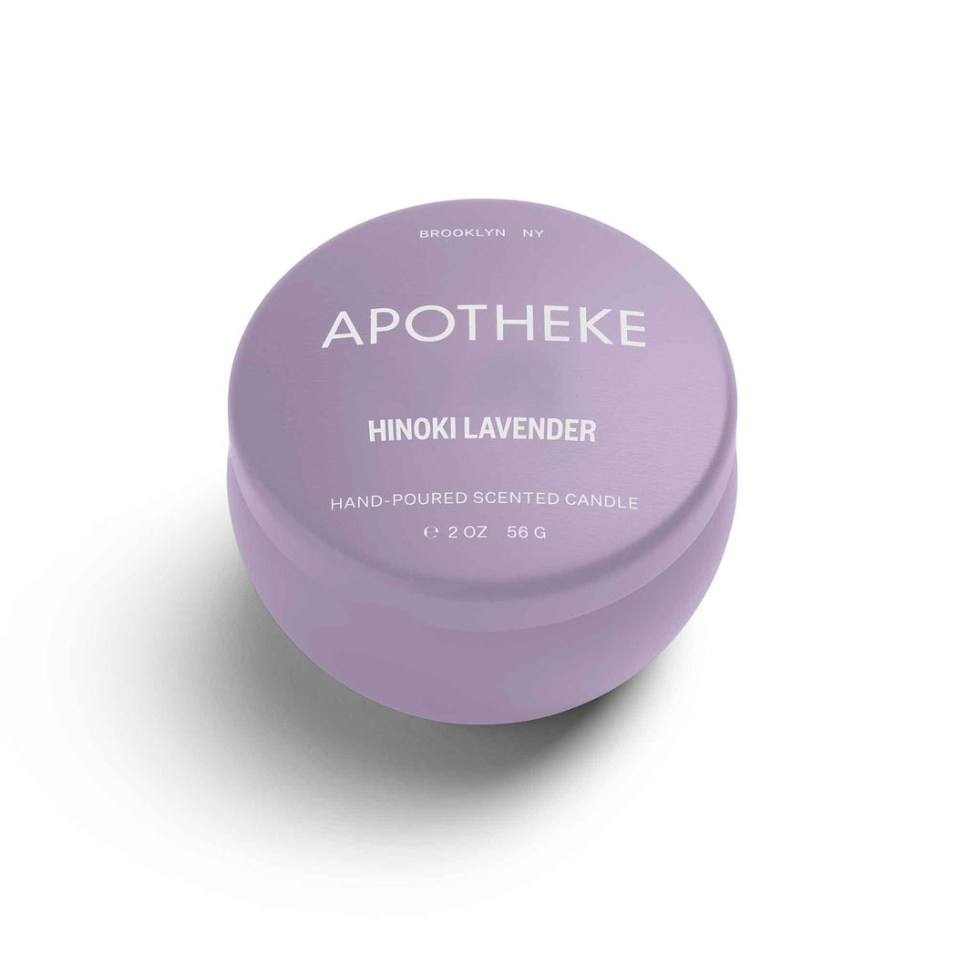 Apotheke - Hinoki Lavender Mini Tin Candle 2oz