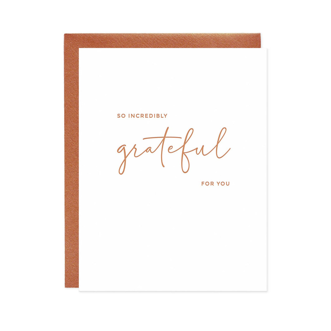 Missive - Grateful For You Card