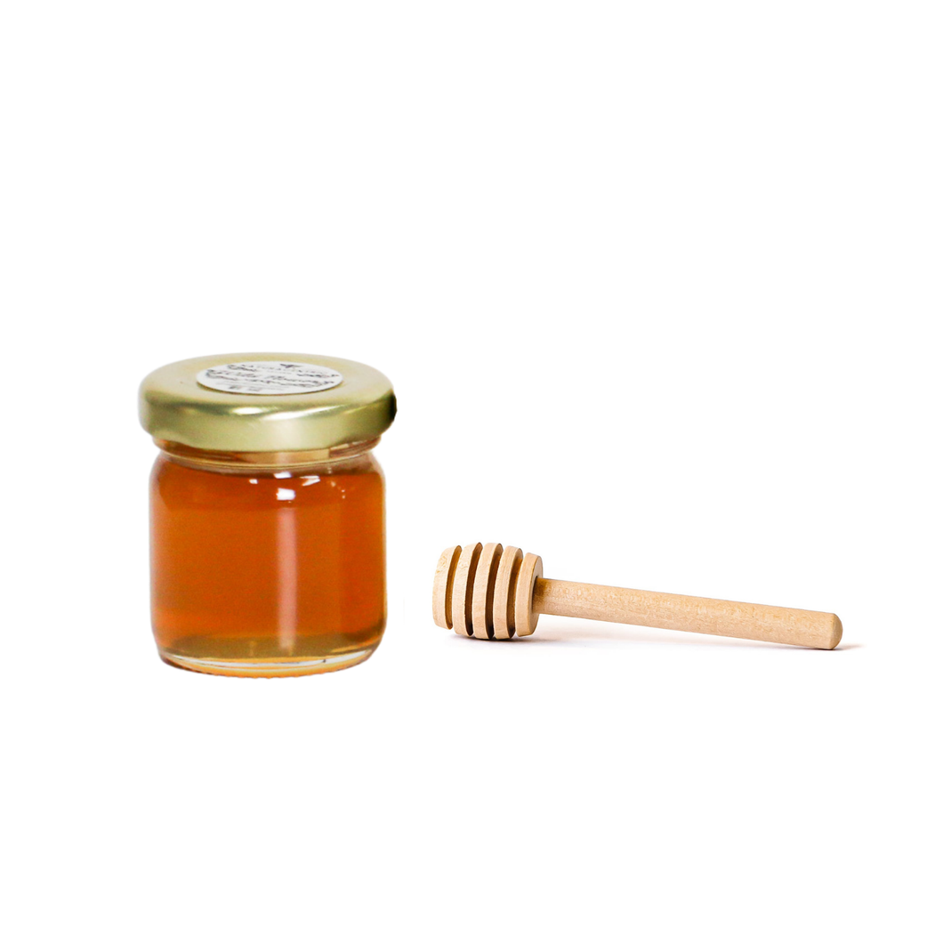 Naturacentric - Mini Honey + Wooden Honey Dipper