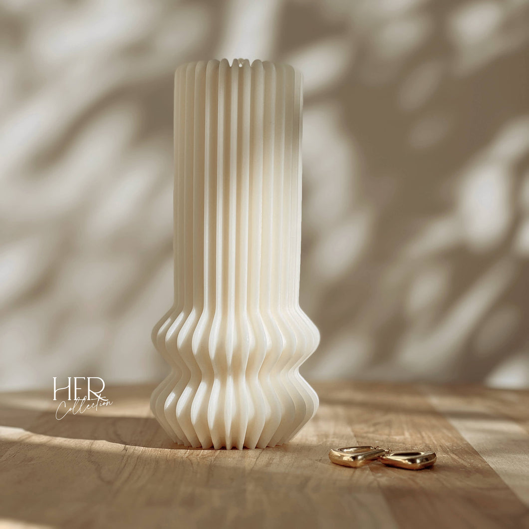 Her Collection - Vase Pillar candle, event, wedding , decor , soy wax , gifts