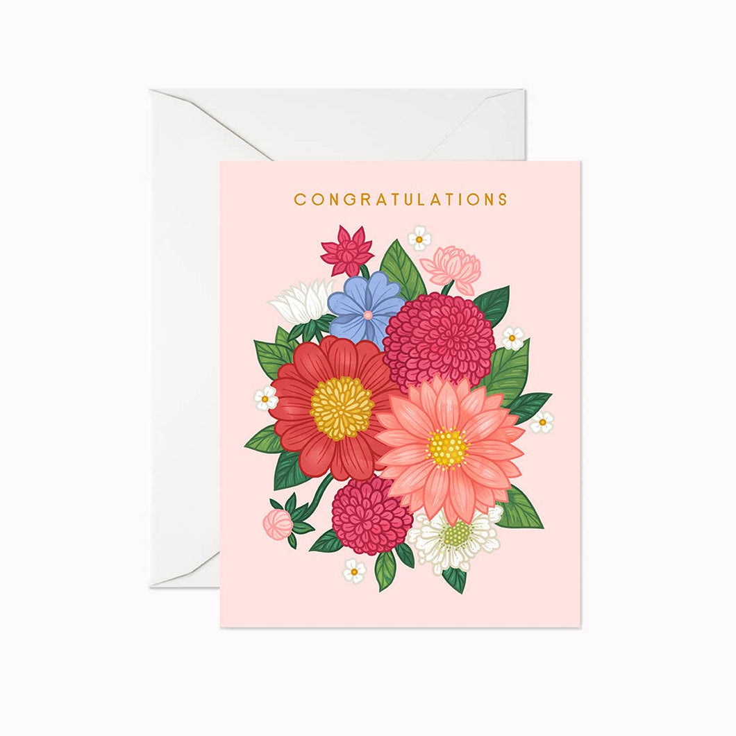 Linden Paper Co. - Congratulations Bouquet Card
