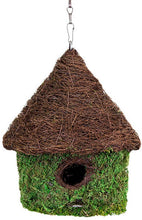 Load image into Gallery viewer, SuperMoss - Bungalow Woven Birdhouse, Fresh Green
