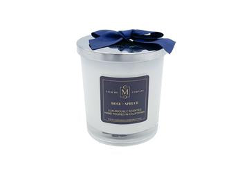 Rose and Spruce Candle