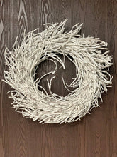 Load image into Gallery viewer, Galt International Company - Rattan Willow Door Wreath 27.5&quot;: White
