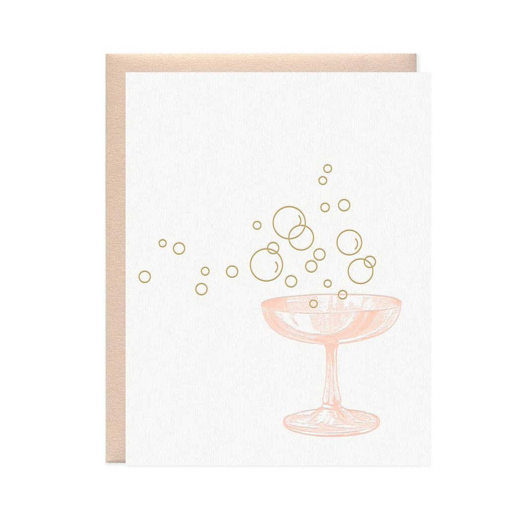 Missive - Champagne Bubbles Card