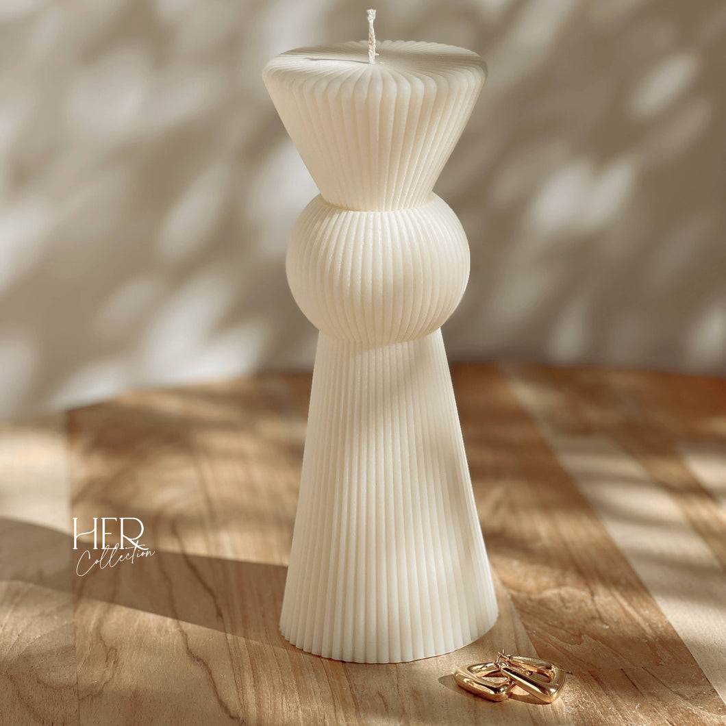 Her Collection - Dior pillar candle, wedding , decor , gifts , soy wax
