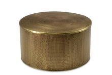 Load image into Gallery viewer, Timbergirl - Gold Drum Coffee Table

