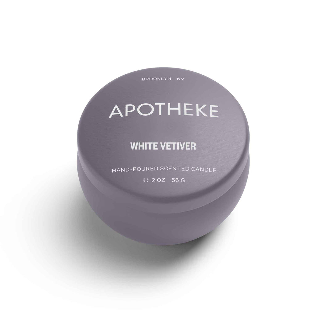 Apotheke - White Vetiver Mini Tin Candle 2oz