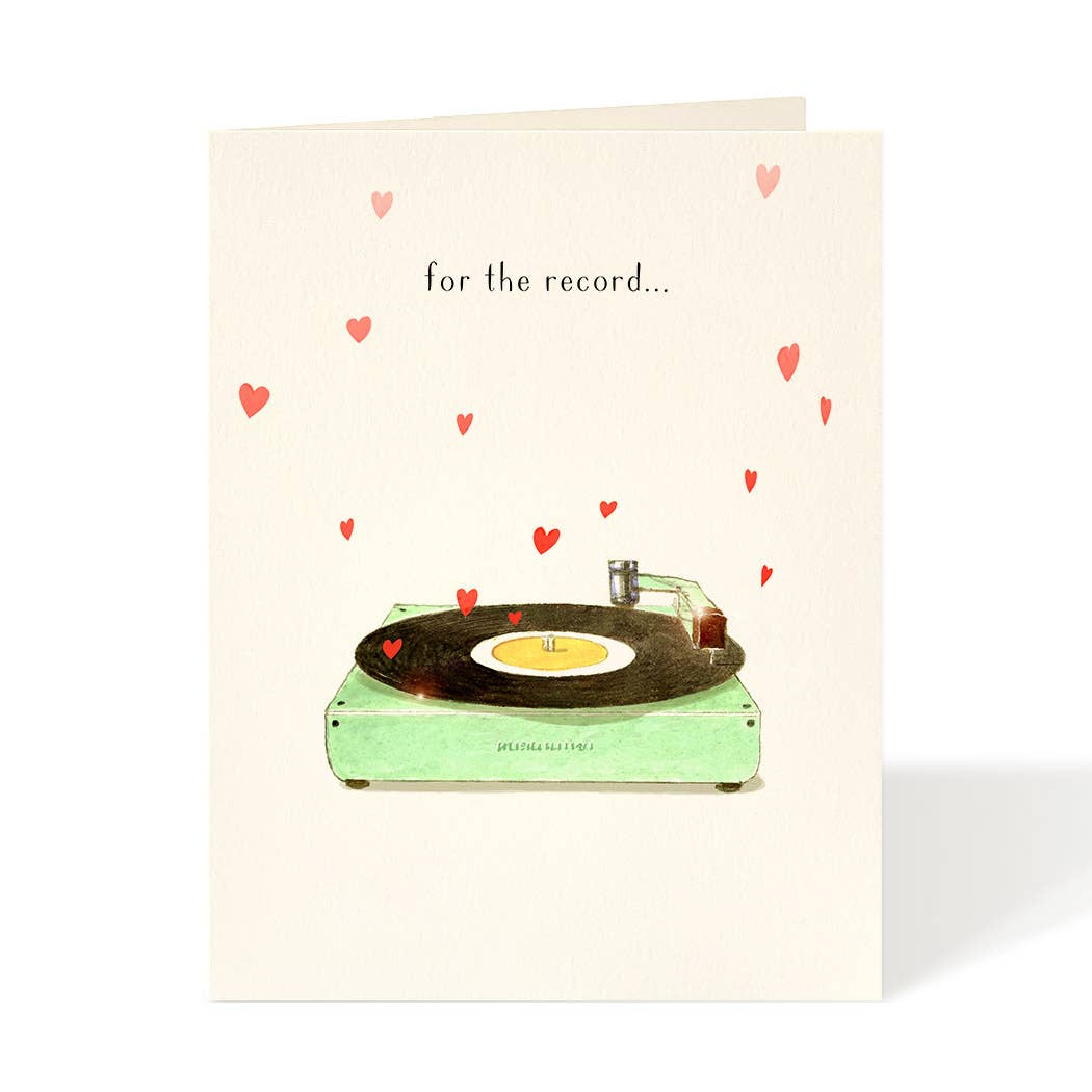 Felix Doolittle - For the Record - Love & Friendship Card - Valentine's Day