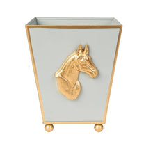 Load image into Gallery viewer, Jaye&#39;s Studio - Regency Horse Head Square Cachepot Planter:  6 inch
