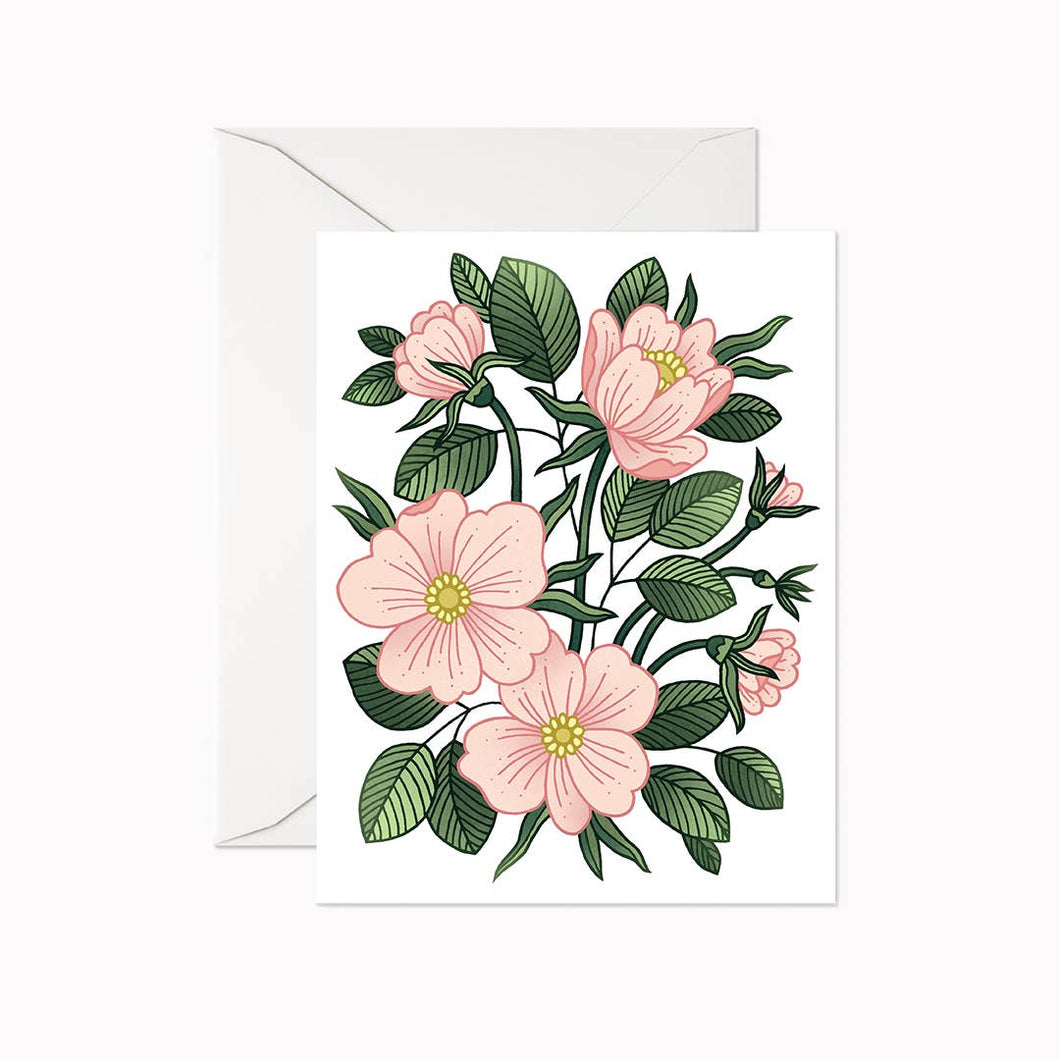 Linden Paper Co. - Wild Rose Garden Card