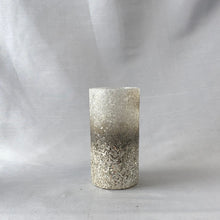 Load image into Gallery viewer, Pewter and Rust Ombre Glass Vase
