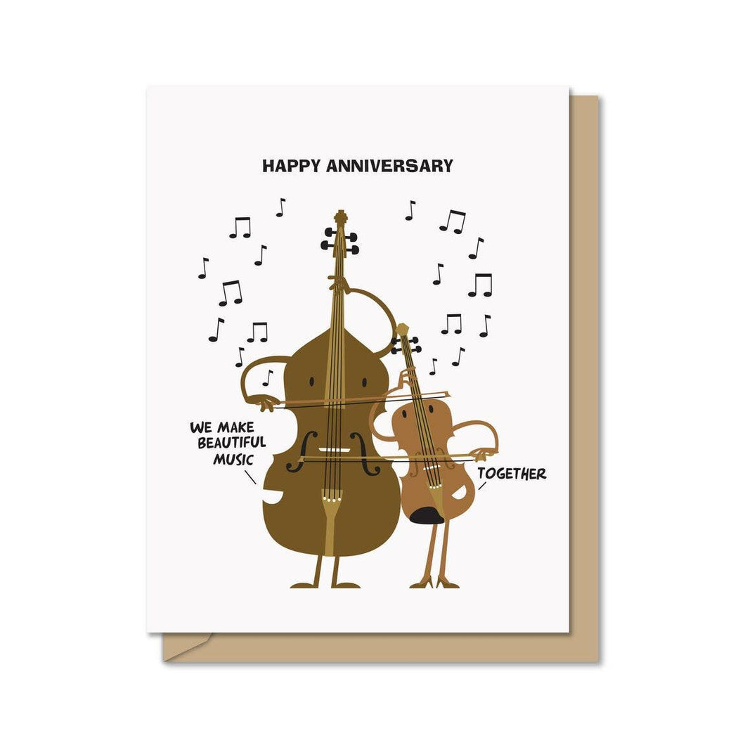 Beautiful Music - Anniversary Card